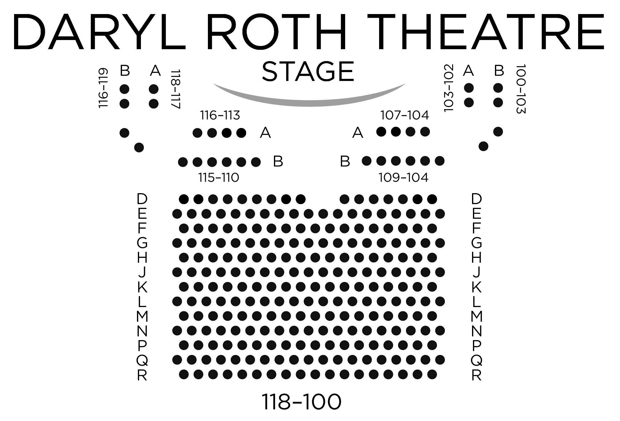 Plan du théâtre