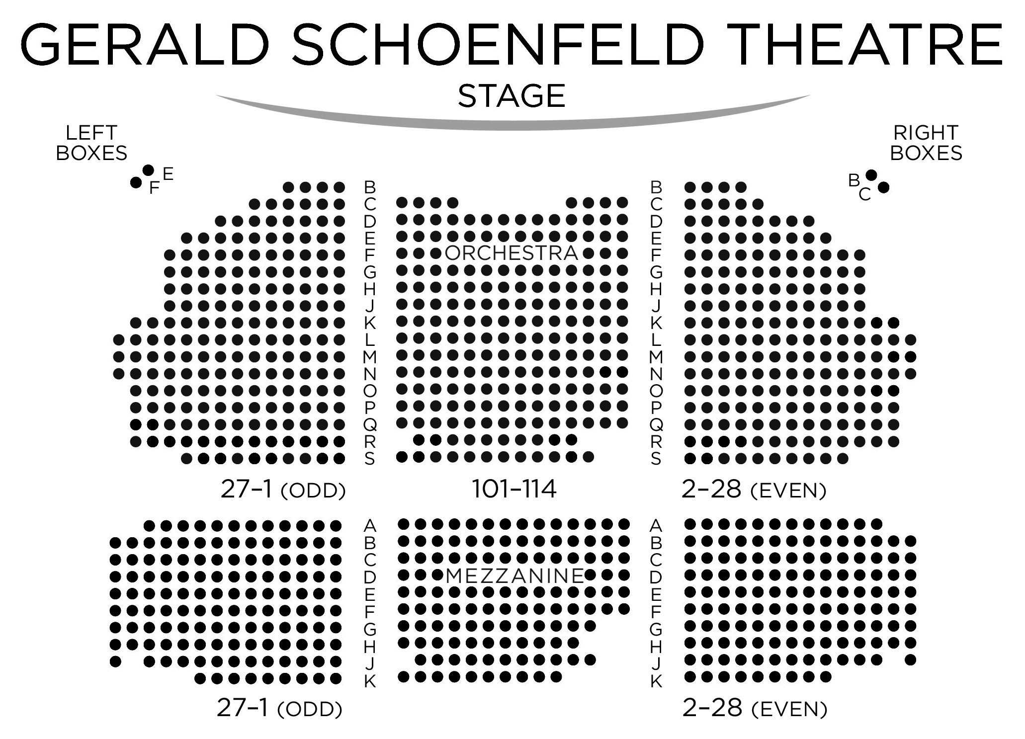 Plan du théâtre