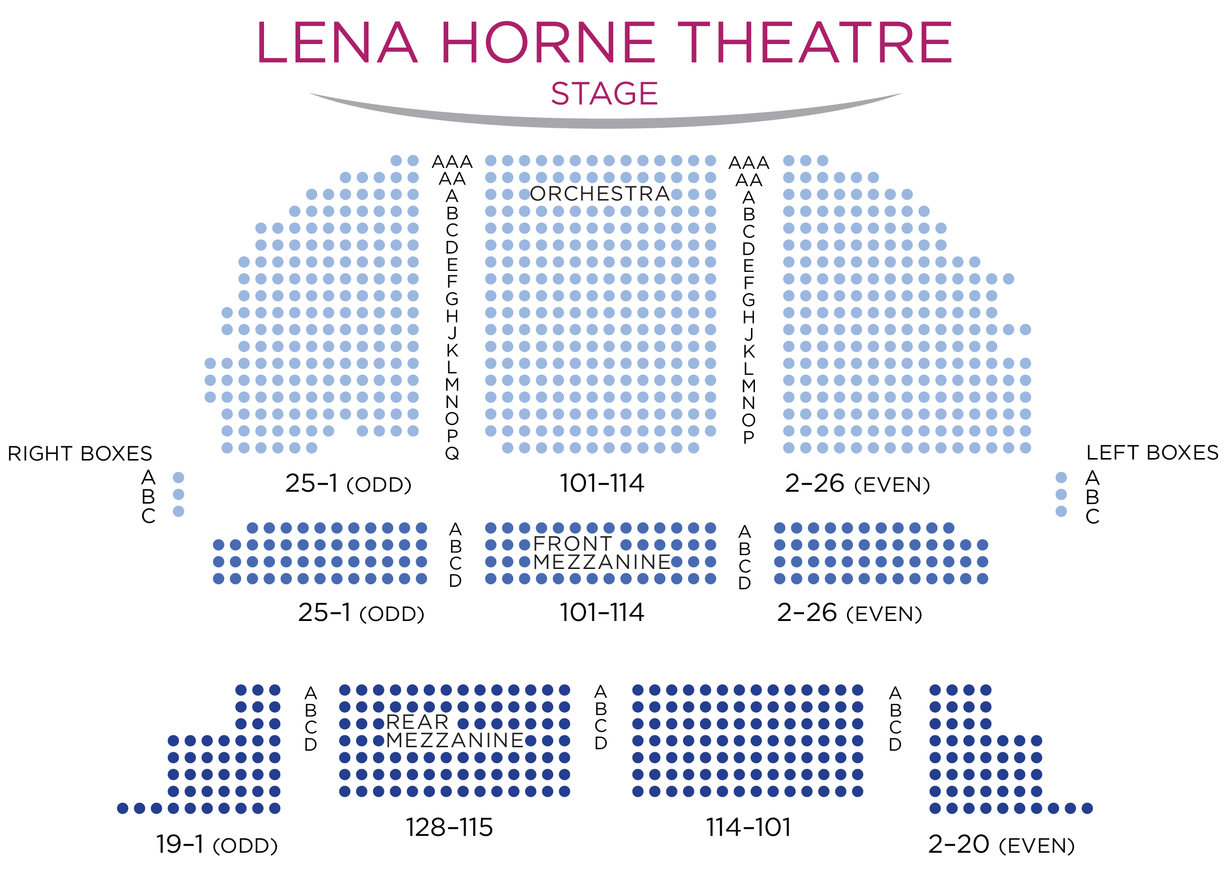 Plan du théâtre