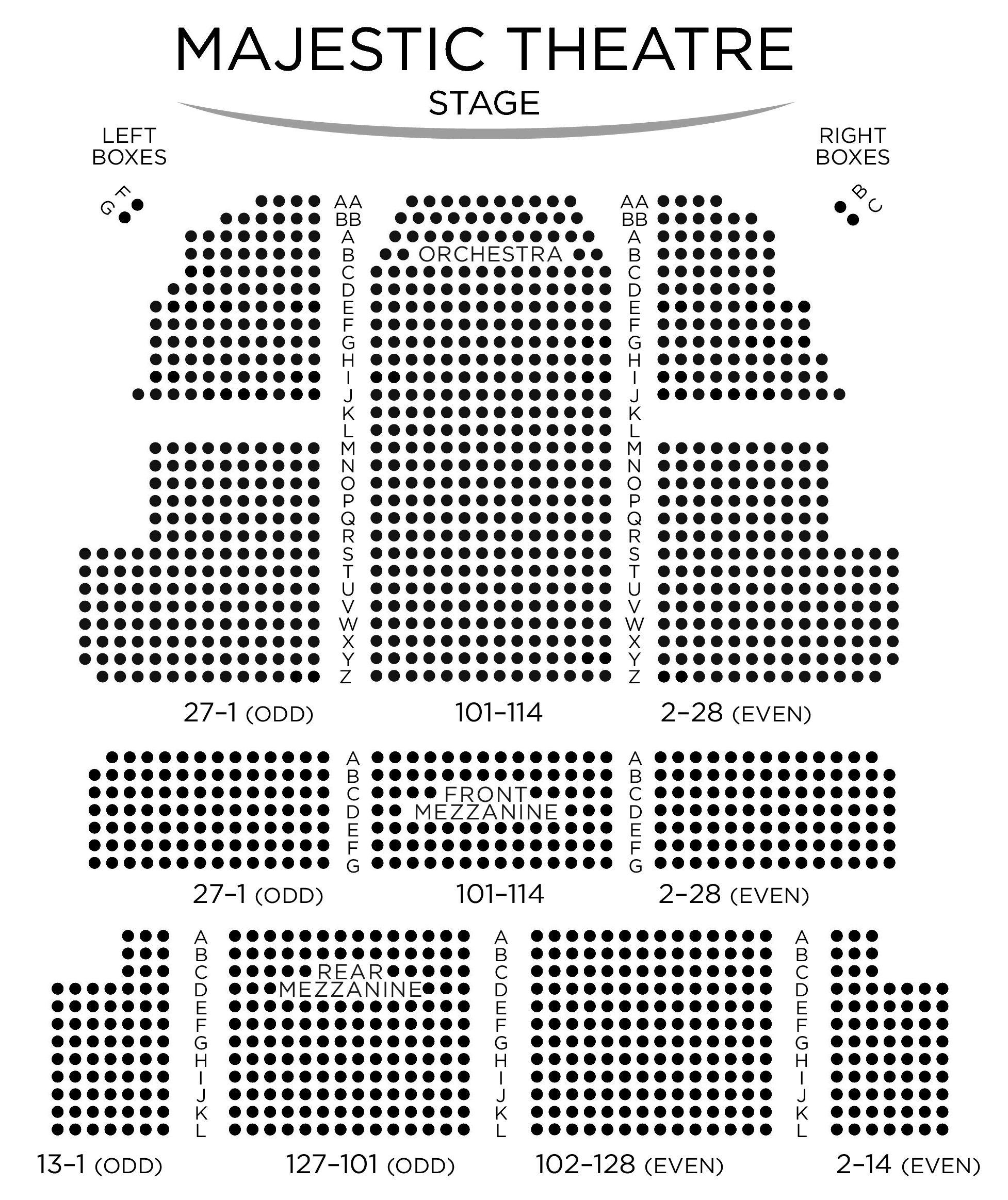 Plan du théâtre